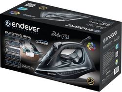 Утюг Endever Delta-232,  с паровым ударом,  черный