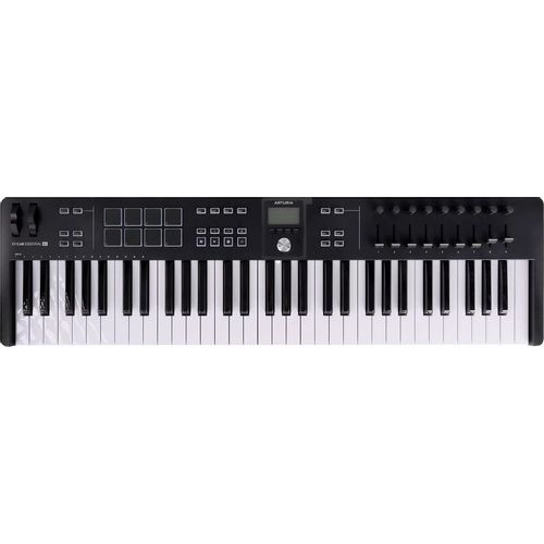 Синтезатор ARTURIA KeyLab Essential 61 mk3, черный