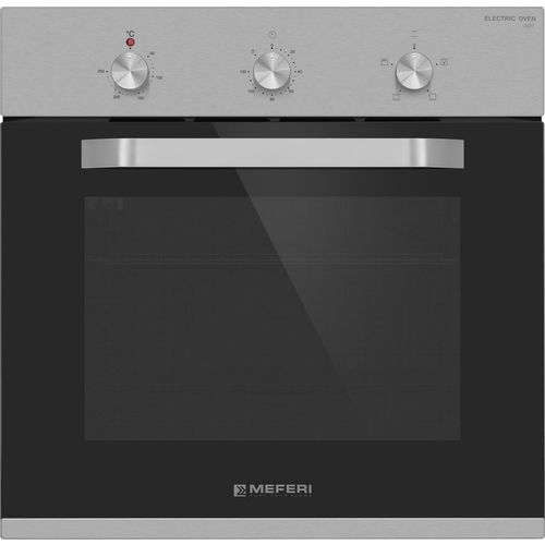 Духовой шкаф электрический MEFERI Light MEO604IX, 65л, дверца с 2 стеклами, серебристый/нержавеющая сталь