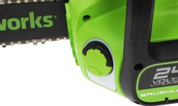 Цепная пила GREENWORKS GD24CS30, аккумуляторная, 24В, без АКБ, без ЗУ