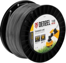 Изображение товара Леска для садовых триммеров DENZEL 96819,  2.7мм, 138м