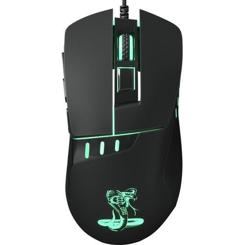 Мышь проводная Oklick 865G Snake, игровая, оптическая, USB, 2400dpi, черный [368643]