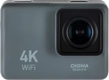 Характеристики Экшн-камера Digma DiCam 810 4K, WiFi, серый [dc810 ...