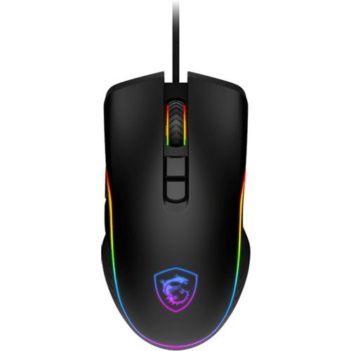 Мышь проводная MSI Forge GM300, игровая, оптическая, USB, 7200dpi, черный [s12-0402300-hh9]