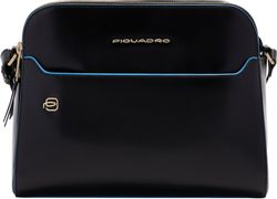 Сумка Piquadro Blue Square, кожа натуральная, черный