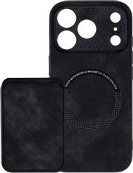 Чехол (клип-кейс) ZIBELINO Premium, для Apple iPhone 17 Pro, черный