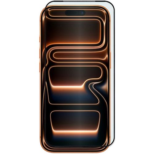Защитное стекло для экрана ZIBELINO для Apple iPhone 17 Pro Max антиблик, 3D, 1 шт, черный [ztg-3d-apl-17-pro-max-blk]