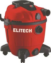 Изображение товара Строительный пылесос Elitech ПС 1235А мощный влажный и сухой уборки