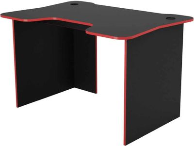 Стол игровой ВИТАЛ-ПК Рейд 1200, ЛДСП, черный и красный