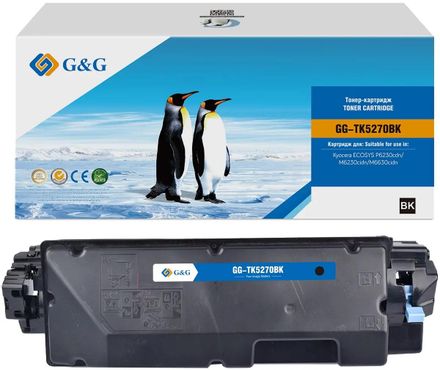 Картридж G&G GG-TK5270BK, TK5270BK, черный / GG-TK5270BK