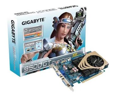 Gigabyte NVIDIA GeForce 9500 GT 1 DDR2 OC Ret gv n95toc 1gi 522540