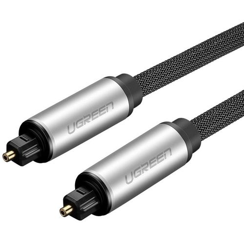 Кабель аудио UGREEN AV108, Toslink — Toslink, 3м, серый [10541]