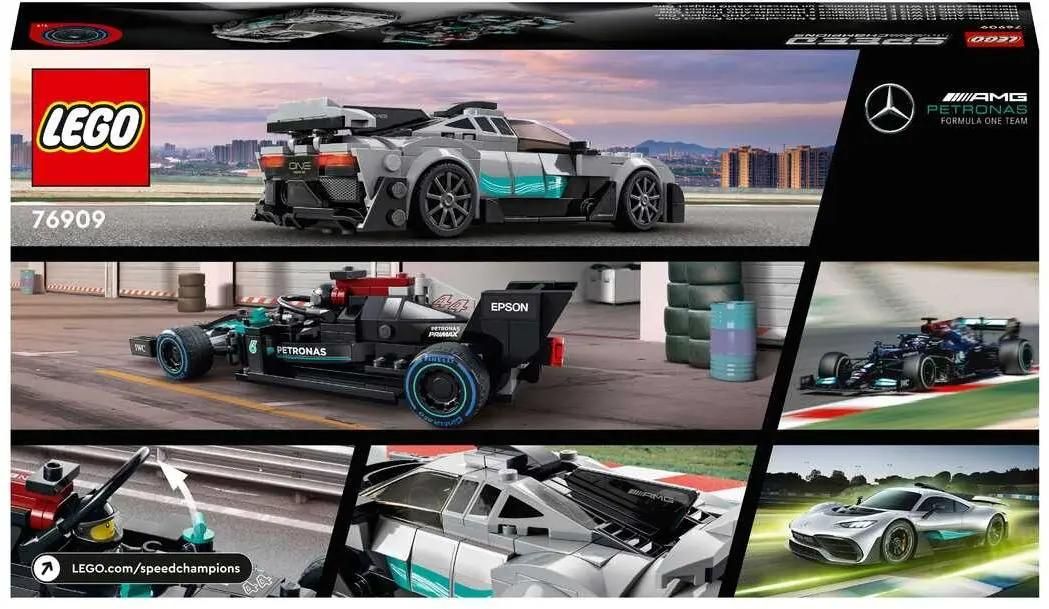 Lego Speed Champions Mercedes AMG F1 W12 E Performance Mercedes AMG Project One 76909 1825045