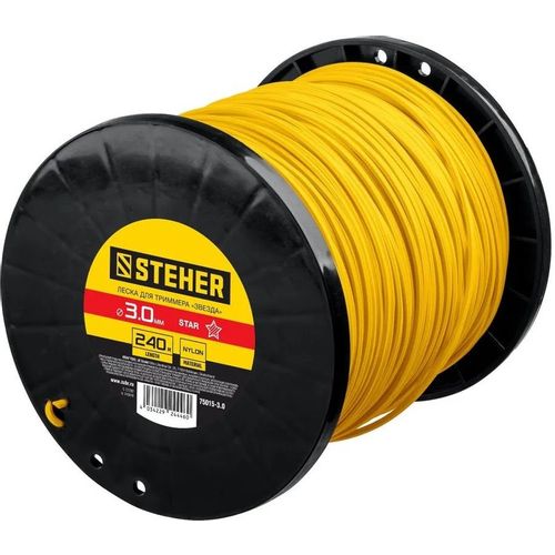 Леска для триммеров STEHER 75015-3.0, 3мм, 240м