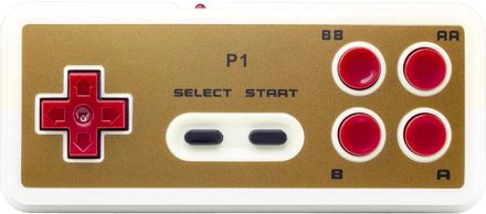 Геймпад беспроводной RETRO GENESIS 8Bit P1 для Dendy, белый