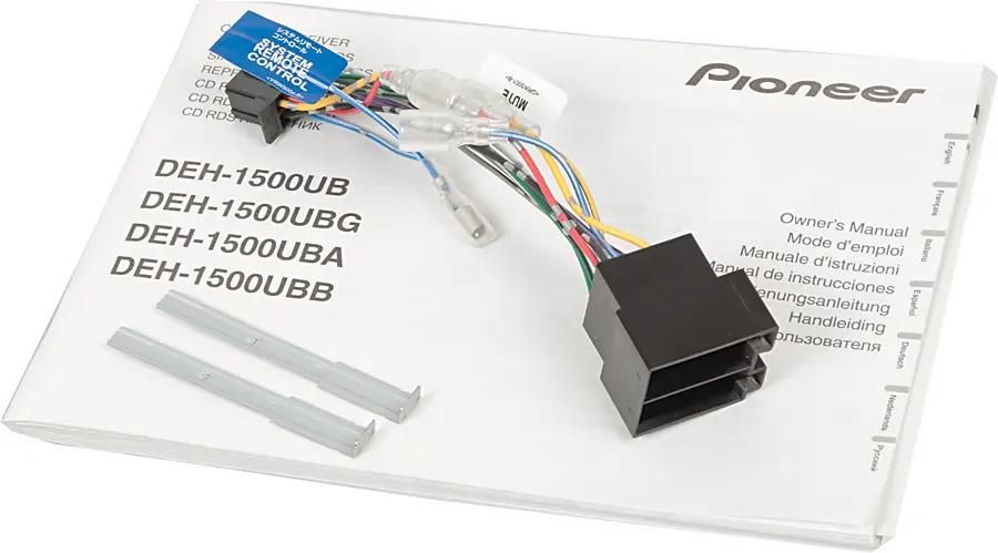 Инструкция, руководство по эксплуатации для автомагнитола Pioneer DEH-1500UB  (719605) - скачать Ситилинк