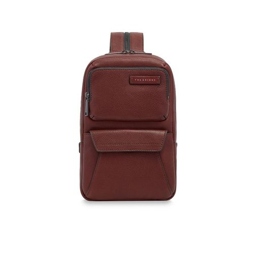 Рюкзак слинг The Bridge Ludovico 053126LZ/1A коричневый натуральная кожа