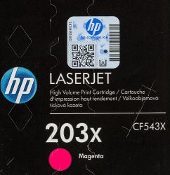 Картридж HP 203X, пурпурный