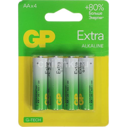 Батарейка GP Extra Alkaline 15AXA21-2CRSBC4 (4 шт)