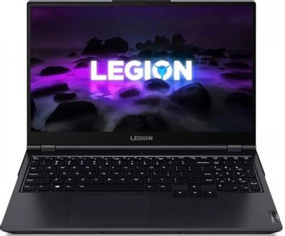 Ноутбук игровой Lenovo Legion 5 15ACH6H 82JU000URK, 15.6", IPS, AMD Ryzen 7 5800H 3.2ГГц, 8-ядерный, 16ГБ DDR4, 512ГБ SSD,  NVIDIA GeForce  RTX 3060 для ноутбуков - 6 ГБ, Free DOS, темно-синий