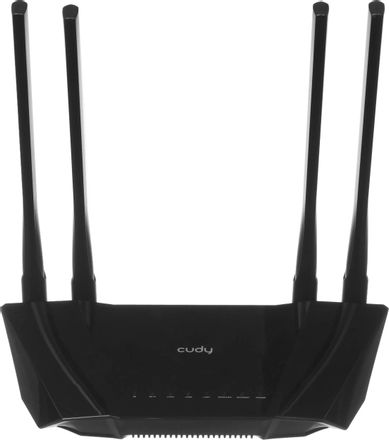 Wi-Fi роутер CUDY LT400,  Wi-Fi 4,  N300,  2.4ГГц, 3 LAN,  1 WAN/LAN, 3G/4G, черный