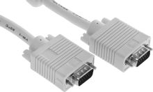 Изображение товара Кабель SVGA NingBo CAB016S-10F,  VGA (m) -  VGA (m),  ферритовый фильтр ,  3м,  блистер,  серый [cab016s-10f-br]