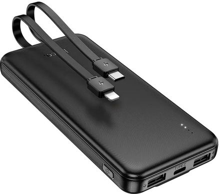 Внешний аккумулятор (Power Bank) Hoco J118, 10000мAч, черный