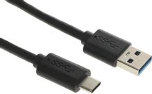 Изображение товара Кабель BURO USB Type-C - USB 3 метра 3A черный