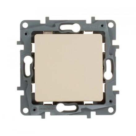 Выключатель Legrand Etika 1-клавишный, установка скрытая, IP20, слоновая кость [672301]