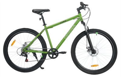 Велосипед Digma Core горный (взрослый), рама 18", колеса 27.5", зеленый, 16.6кг [core-27.5/18-st-s-dgr]