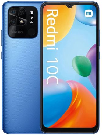 Смартфон Xiaomi Redmi 10C 3/64Gb, синий океан