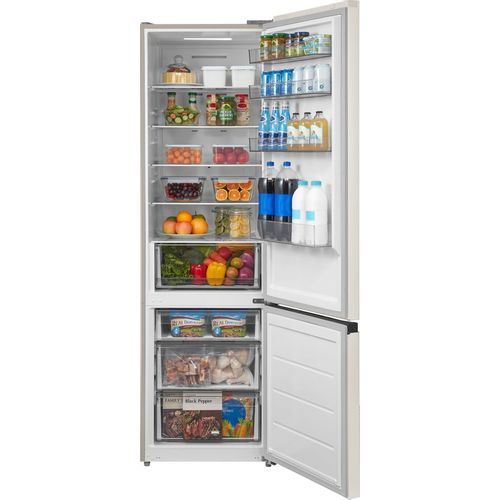 Холодильник двухкамерный Midea MDRB509FGF33ID инверторный, бежевый мрамор