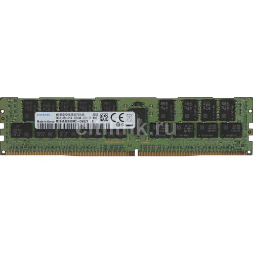 Память DDR4 Samsung M386A8K40DM2-CWE 64ГБ DIMM, ECC, registered, PC4-25600, CL22, 3200МГц [m386a8k40dm2-cwe (cwezy)]