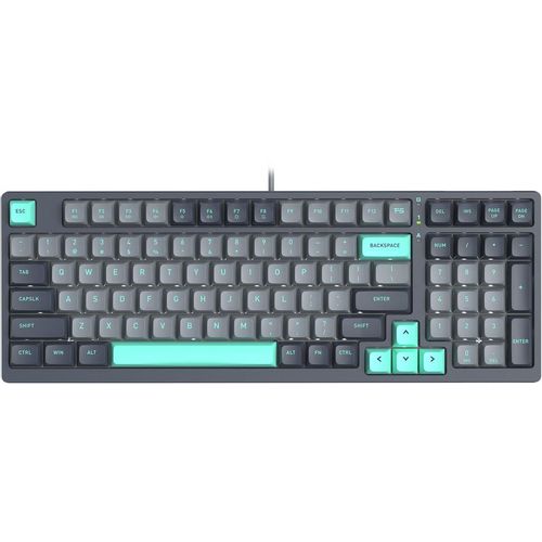 Клавиатура A4TECH Fstyler FS300, проводная, USB, механическая, черный/серый [fs300 panda rock]