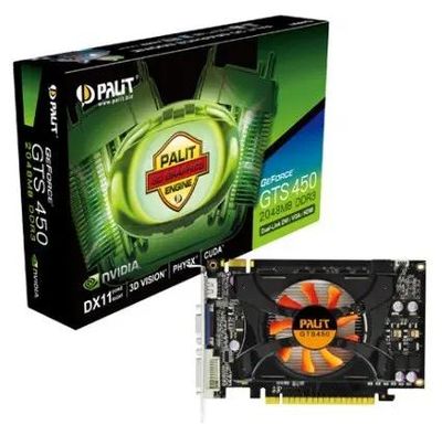 Характеристики Видеокарта Palit NVIDIA GeForce GTS 450 2ГБ DDR3, Ret  [neas450nhd41-1162f] (609720) смотреть в СИТИЛИНК