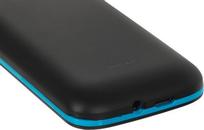 Сотовый телефон BQ Step L+ 2440, черный/синий – купить в Ситилинк | 1863761