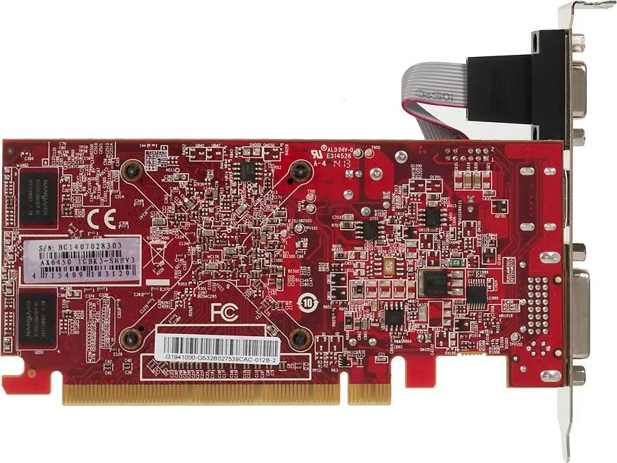 PowerColor AMD Radeon HD 6450 AX6450 1GBK3 SHEV3 1 DDR3 Low Profile oem 858046