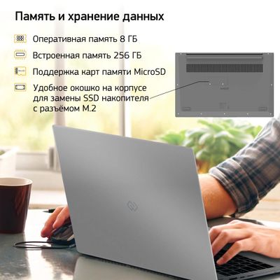 Ноутбук Digma EVE 15 C423 15.6", IPS, AMD Ryzen 3 3200U 2.6ГГц, 2 ...
