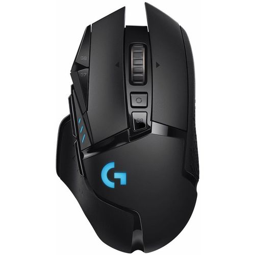 Мышь беспроводная Logitech G502 Lightspeed, игровая, радио, оптическая, USB, 25600dpi, черный [910-005567]