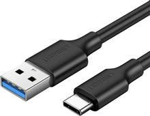 Изображение товара Кабель UGREEN USB Type-C - USB 3.0 1м черный для быстрой зарядки и передачи данных