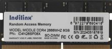 Изображение товара Оперативная память DDR4 8ГБ 2666МГц SO-DIMM INDILINX IND-ID4N26SP08X