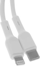 Изображение товара Кабель BORASCO Lightning - USB Type-C 3м белый для смартфонов и планшетов