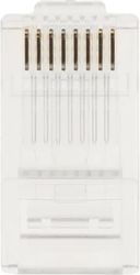 Коннектор LanMaster TWT-PL45-8P8C UTP кат.5E RJ45 прозрачный (упак.: 100шт)