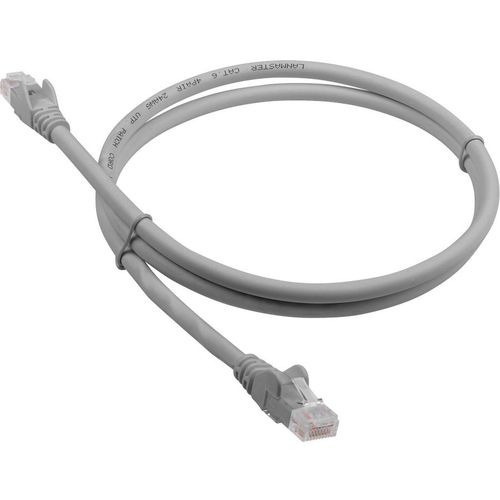 Патч-корд LanMaster вилка RJ-45, вилка RJ-45, кат.6, LSZH, 7м, серый [lan-pc45/u6-7.0-gy]