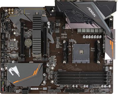 Материнская плата Gigabyte B450 AORUS ELITE V2, SocketAM4, AMD B450 ...