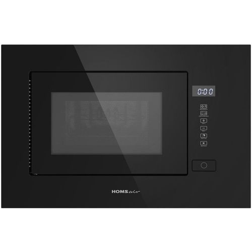 Встраиваемая микроволновая печь HOMSAIR MOB205GB, 20л, 1080Вт, черный
