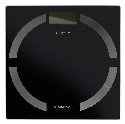 Напольные весы StarWind SSP6051, до 180кг, цвет: черный
