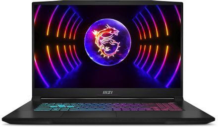 Ноутбук игровой MSI Katana 17 B13VEK-1621XRUY, 17.3", IPS, Intel Core i5 13420H 2.1ГГц, 8-ядерный, 8ГБ DDR5, 512ГБ SSD,  NVIDIA GeForce  RTX 4050 для ноутбуков - 6 ГБ, TGP 105Вт, без операционной системы,  черный [9s7-17l541-1621]