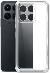 Чехол (клип-кейс) BORASCO Bumper Case, для Honor X6a, противоударный, прозрачный