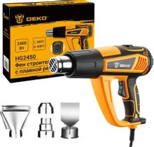 Изображение товара Технический фен DEKO HG2450 с регулировкой температуры и потока воздуха